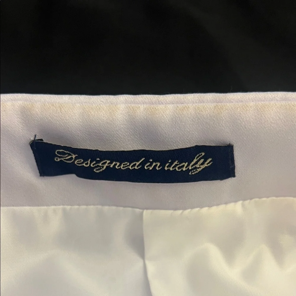 Men’s White Elegante Gentiluomo Italiana Collezione Suit Sz 43R.